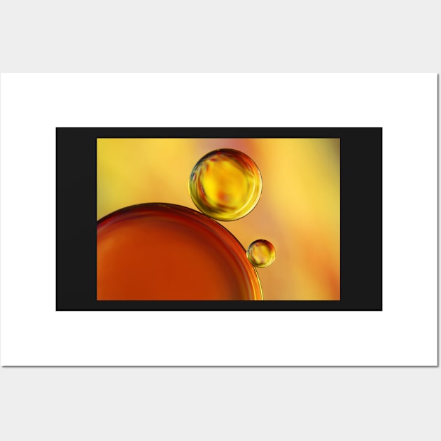 Abstract Oil Drops Wall Art by SharonJ